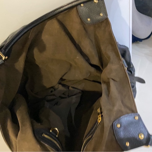 Louis Vuitton LV monogram L Hobo Mahina Leather Black - Picture 8 of 14